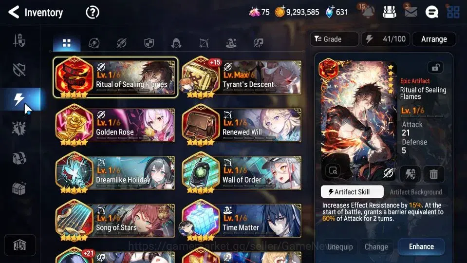 Epic Seven Accounts GLOBAL Unverif|New Era|5 ML(NM Luna,WOTM Tenebria, image 11