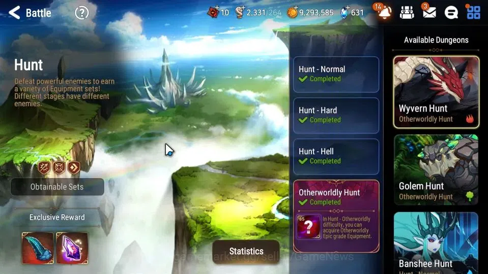 Epic Seven Accounts GLOBAL Unverif|New Era|5 ML(NM Luna,WOTM Tenebria, image 17