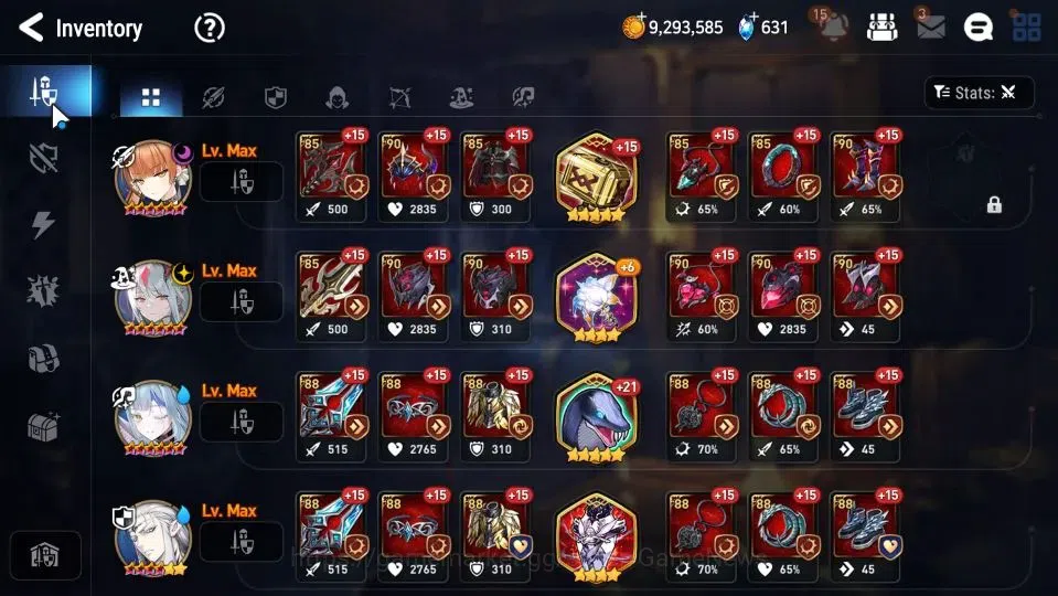 Epic Seven Accounts GLOBAL Unverif|New Era|5 ML(NM Luna,WOTM Tenebria, image 9