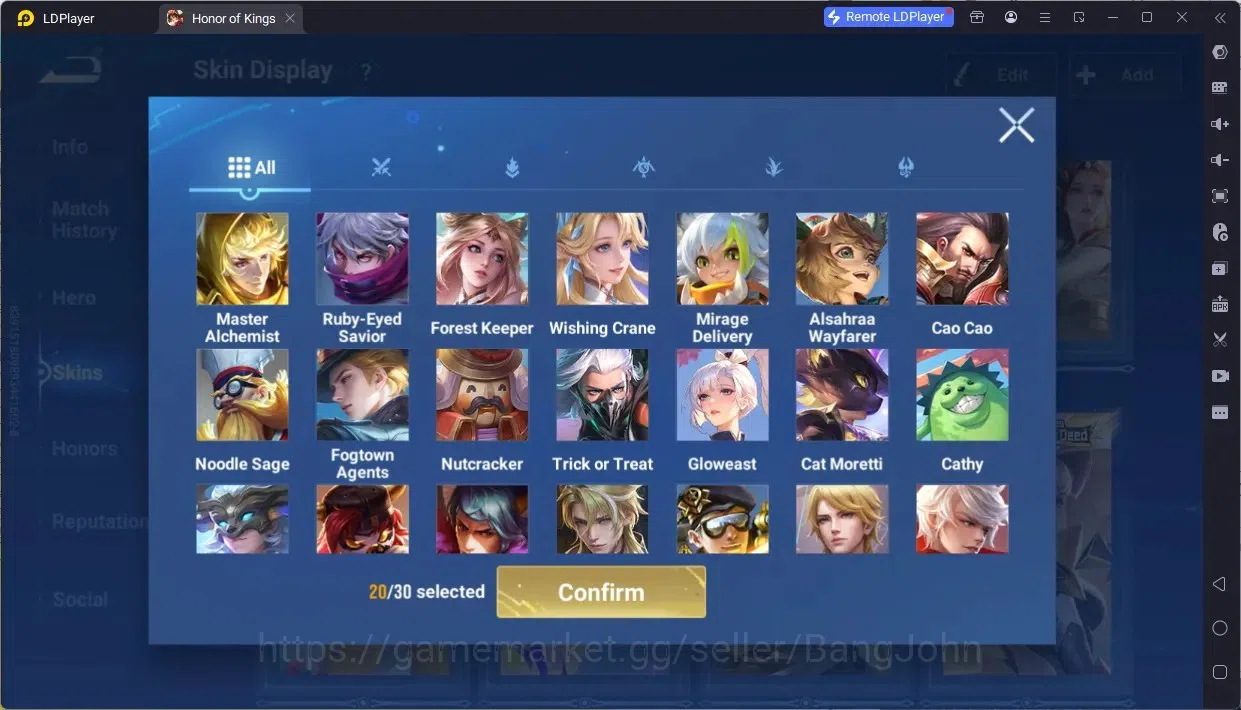 Honor of Kings Accounts Global | 9 Legend: Allain,Angela,Butterfly,Di Renj image 12