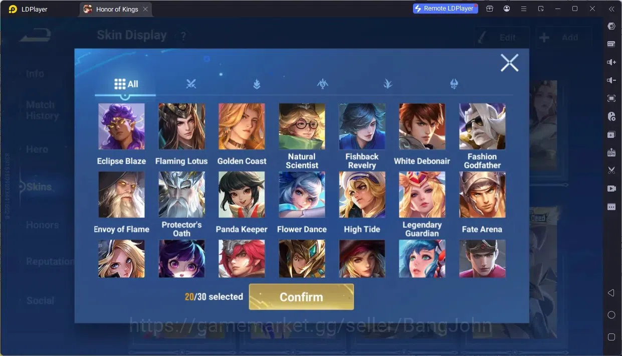 Honor of Kings Accounts Global | 9 Legend: Allain,Angela,Butterfly,Di Renj image 15