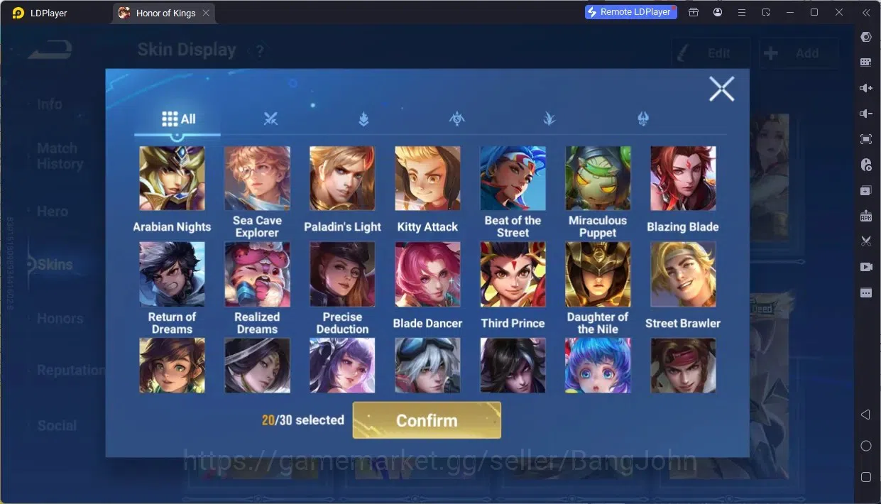 Honor of Kings Accounts Global | 9 Legend: Allain,Angela,Butterfly,Di Renj image 17