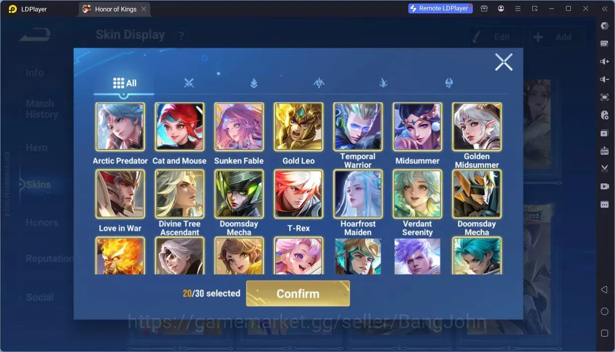 Honor of Kings Accounts Global | 9 Legend: Allain,Angela,Butterfly,Di Renj image 6