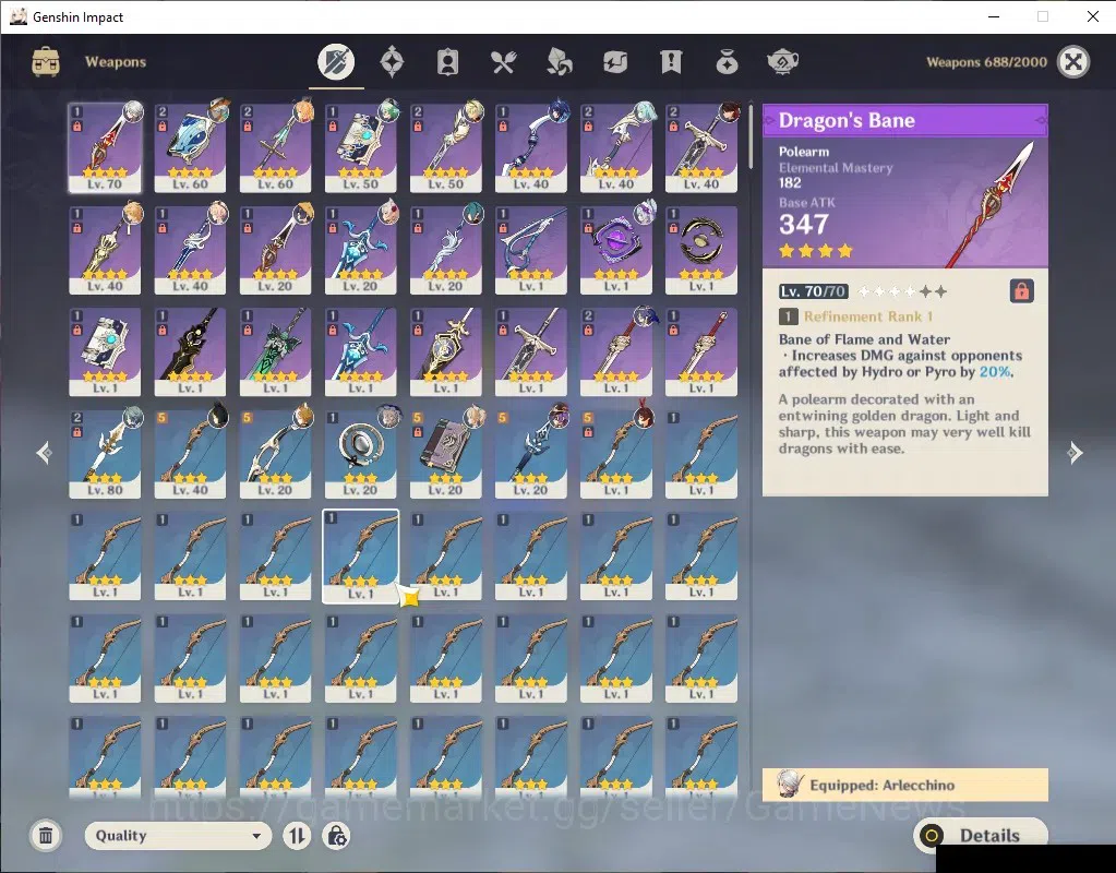 Genshin Impact Accounts ASIA|AR 49|BD Unset|3 Limited + 4 (*5Standart)|[Lo image 3