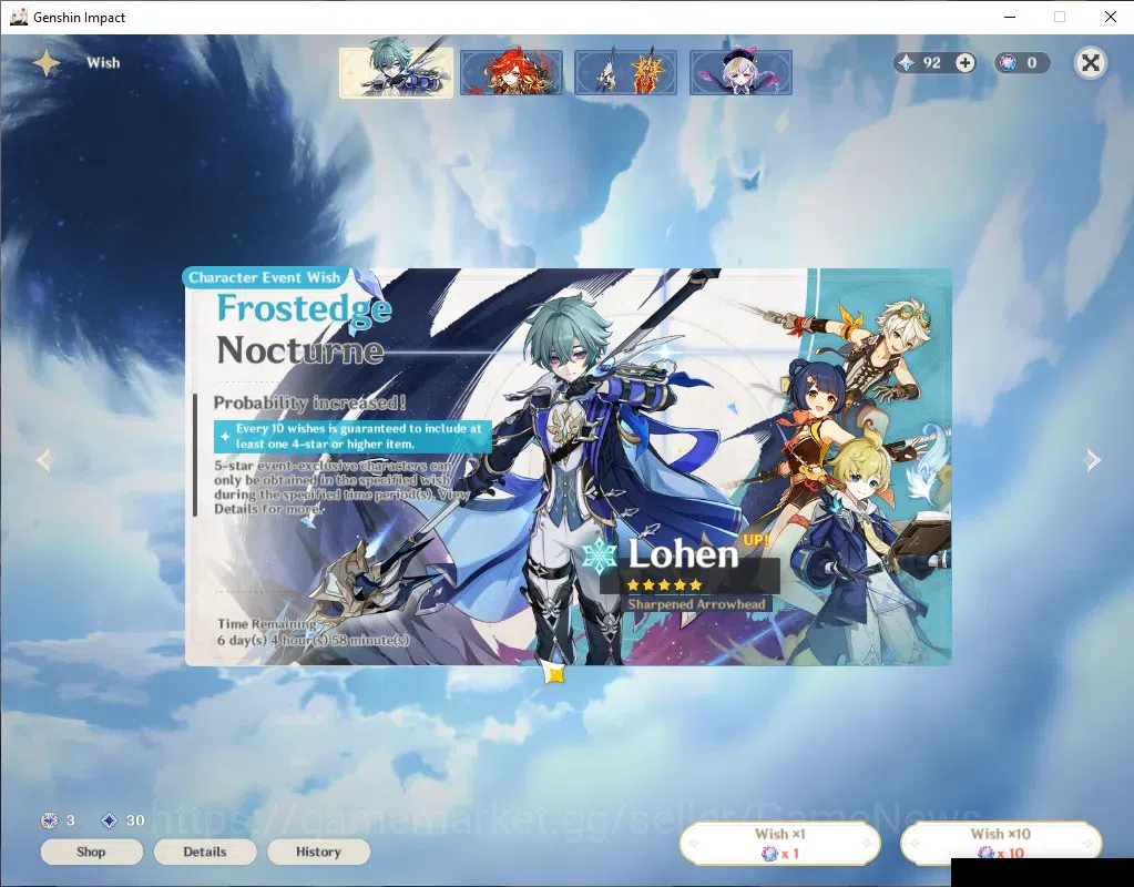 Genshin Impact Accounts ASIA|AR 49|BD Unset|3 Limited + 4 (*5Standart)|[Lo image 9