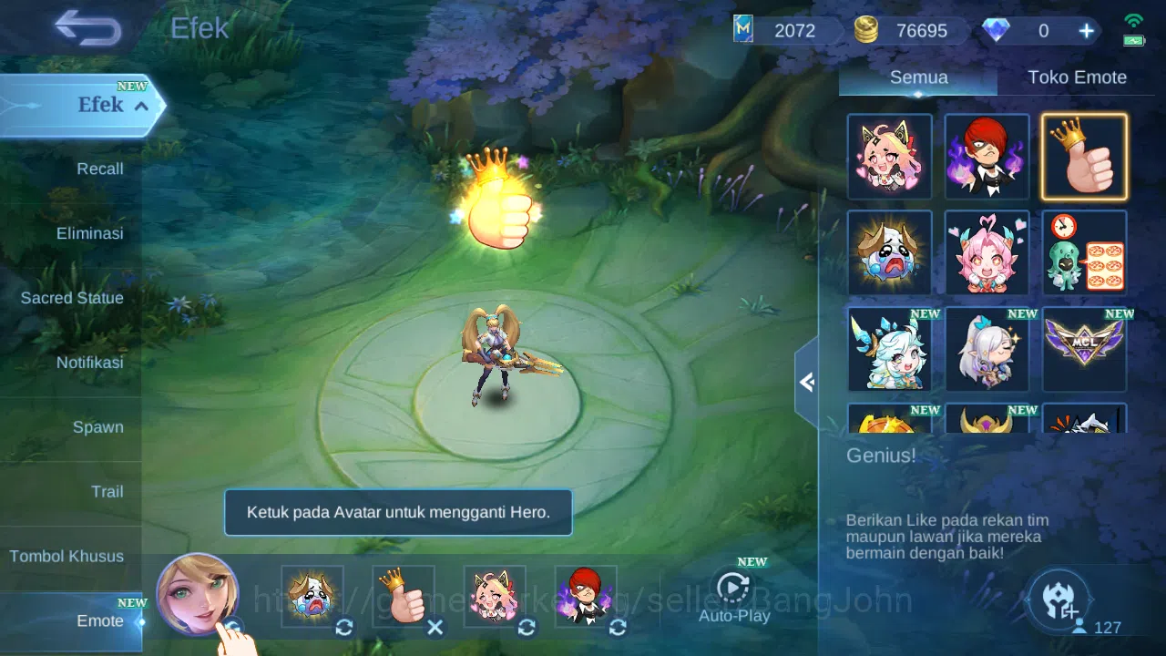 Mobile Legends: Bang Bang Accounts Hero 127 Skin 226 | CC Aldous | Luckybox Lance, Ru image 12