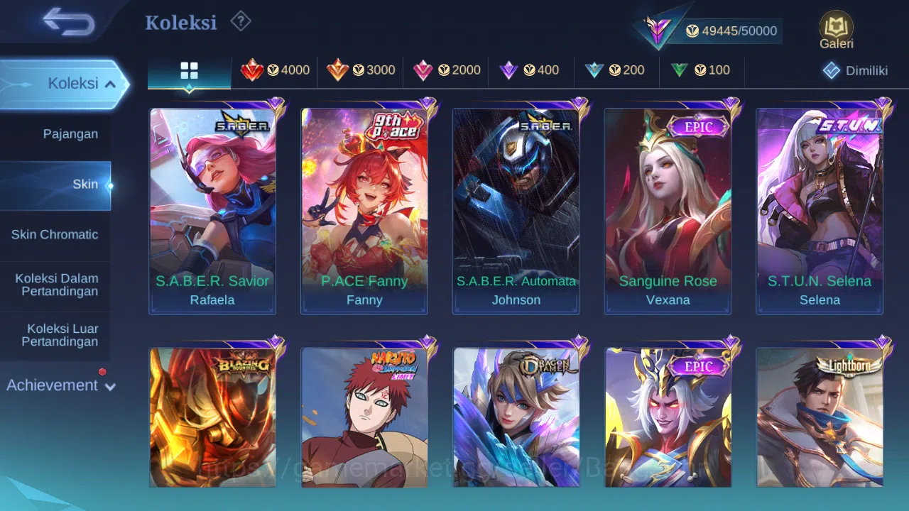 Mobile Legends: Bang Bang Accounts Hero 127 Skin 226 | CC Aldous | Luckybox Lance, Ru image 2