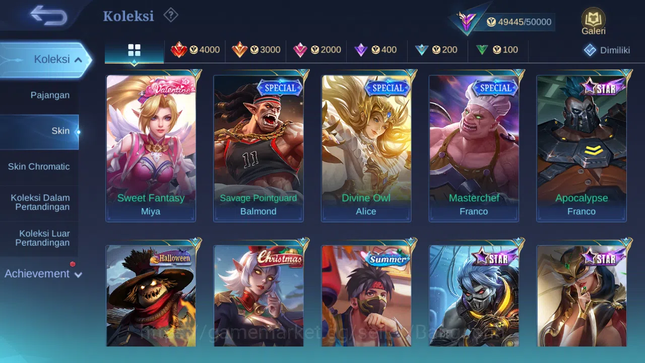 Mobile Legends: Bang Bang Accounts Hero 127 Skin 226 | CC Aldous | Luckybox Lance, Ru image 4