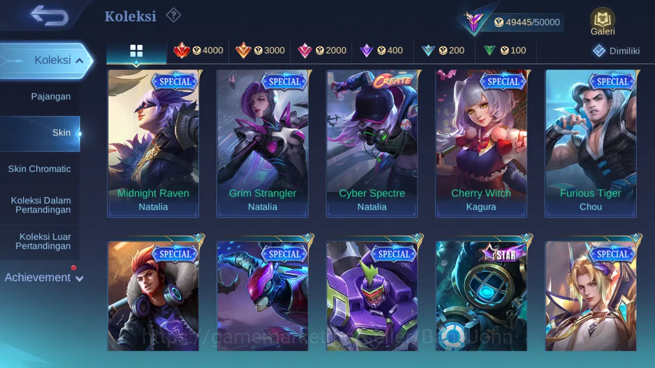 Mobile Legends: Bang Bang Accounts Hero 127 Skin 226 | CC Aldous | Luckybox Lance, Ru image 5