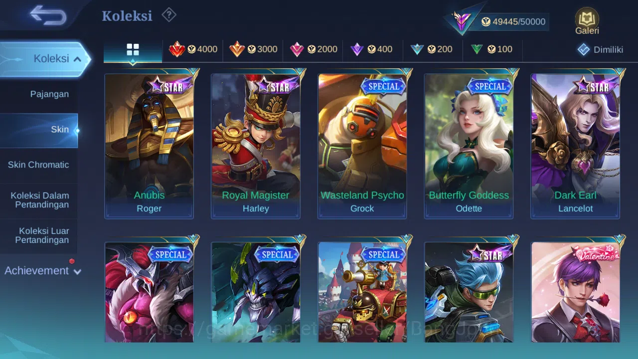 Mobile Legends: Bang Bang Accounts Hero 127 Skin 226 | CC Aldous | Luckybox Lance, Ru image 6