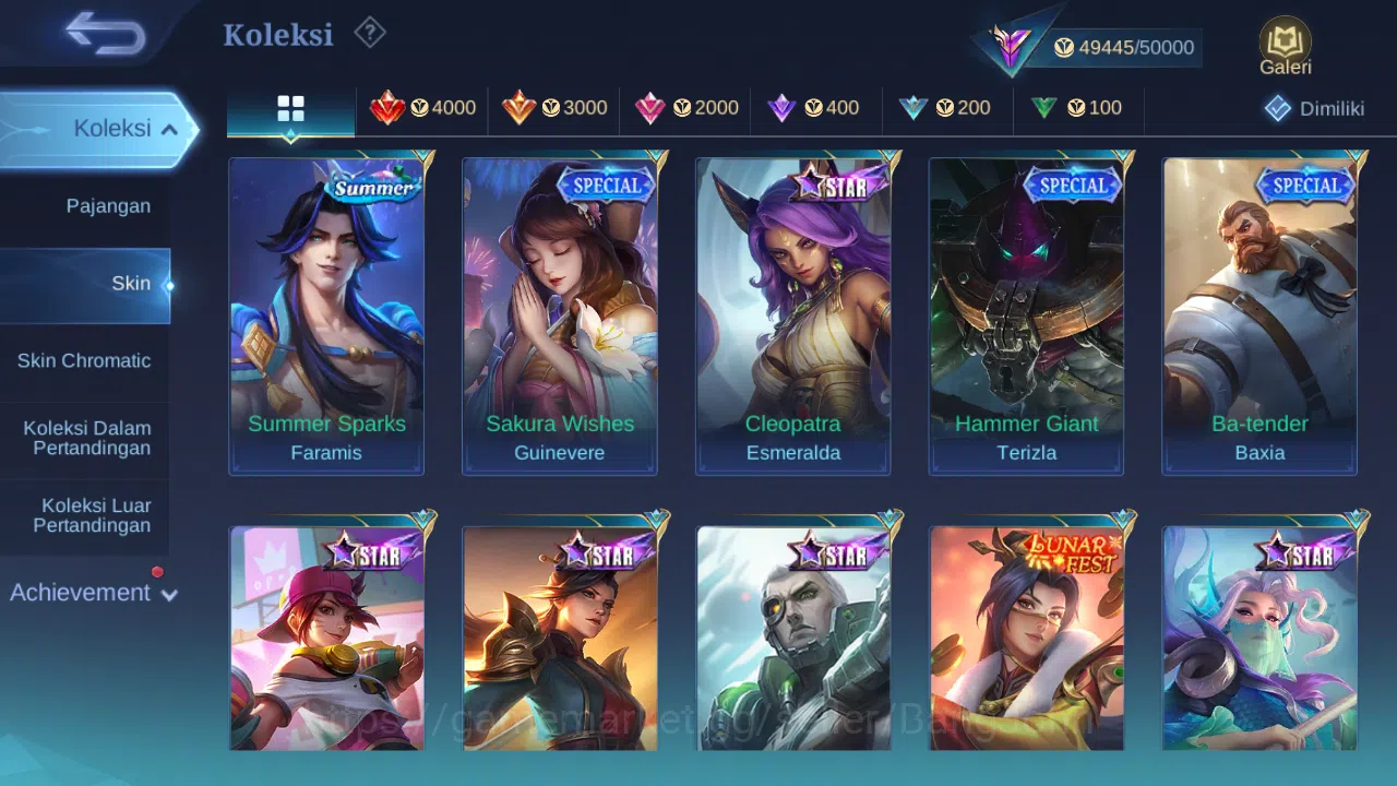 Mobile Legends: Bang Bang Accounts Hero 127 Skin 226 | CC Aldous | Luckybox Lance, Ru image 8