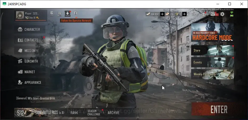 Arena Breakout Accounts MOBILE|Lv30|SV 19.2M|CV 17.8M|P AKM,QS AKS-74U,WP image 1