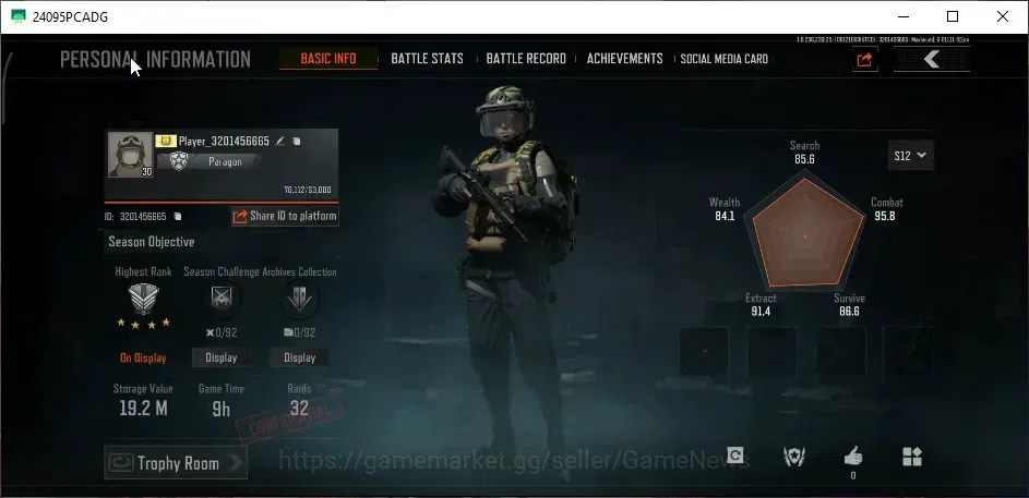 Arena Breakout Accounts MOBILE|Lv30|SV 19.2M|CV 17.8M|P AKM,QS AKS-74U,WP image 2