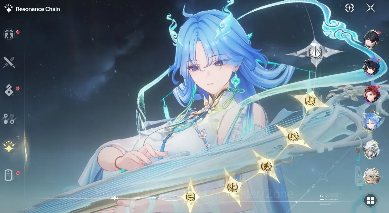 Wuthering Waves Accounts Starter EU|UL48|SOL3 R5|1 Lim: Qingxiao RC5 + Sign|4*5 Char| Rate On | Detail Check 1