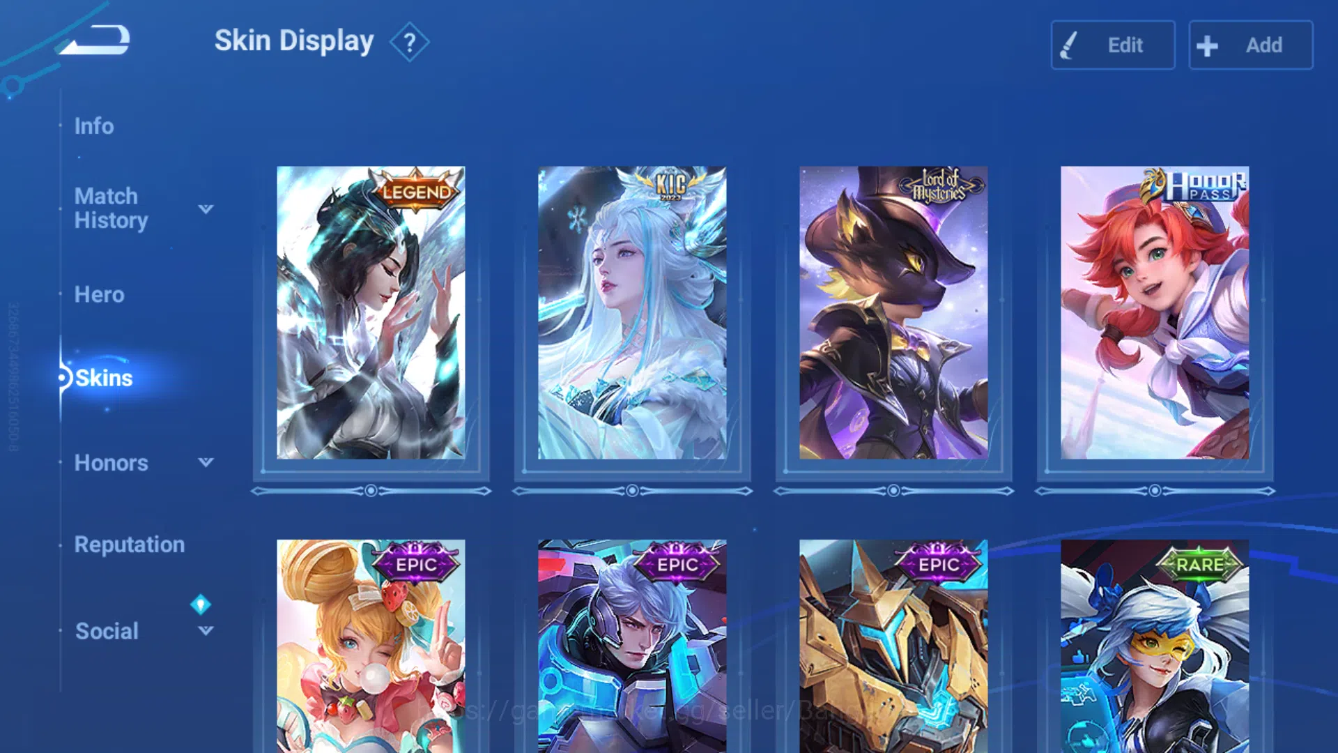 Honor of Kings Accounts Others Starter Global | Hero 40 | Skin 27 | Kic Luna | Legend Consort Yu | Lom Guiguzi | HOK062B 2