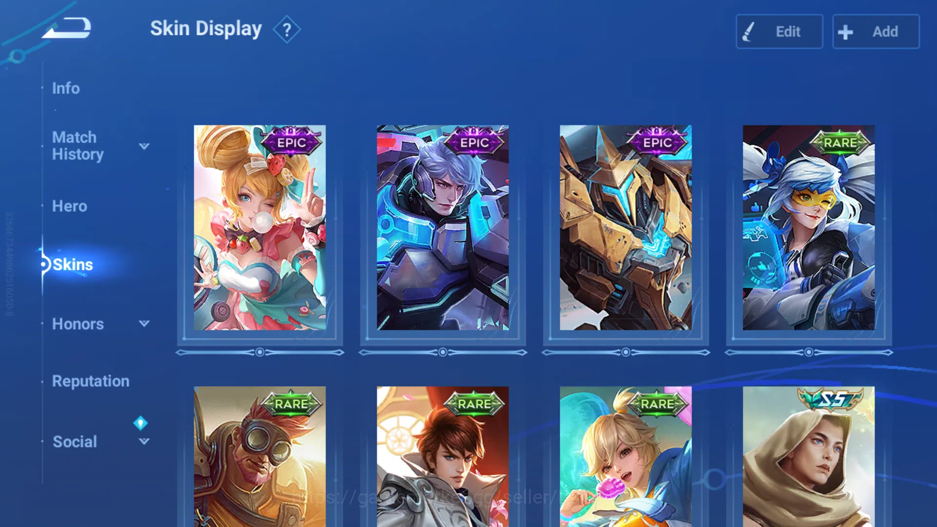 Honor of Kings Accounts Others Starter Global | Hero 40 | Skin 27 | Kic Luna | Legend Consort Yu | Lom Guiguzi | HOK062B 3