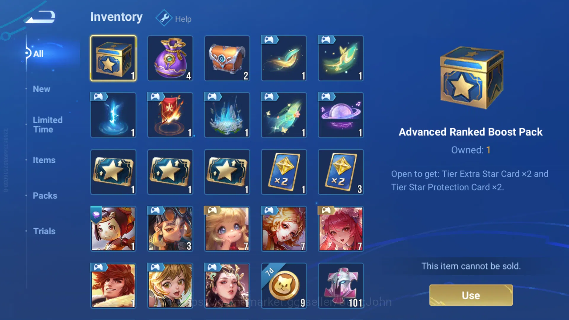 Honor of Kings Accounts Others Starter Global | Hero 40 | Skin 27 | Kic Luna | Legend Consort Yu | Lom Guiguzi | HOK062B 8