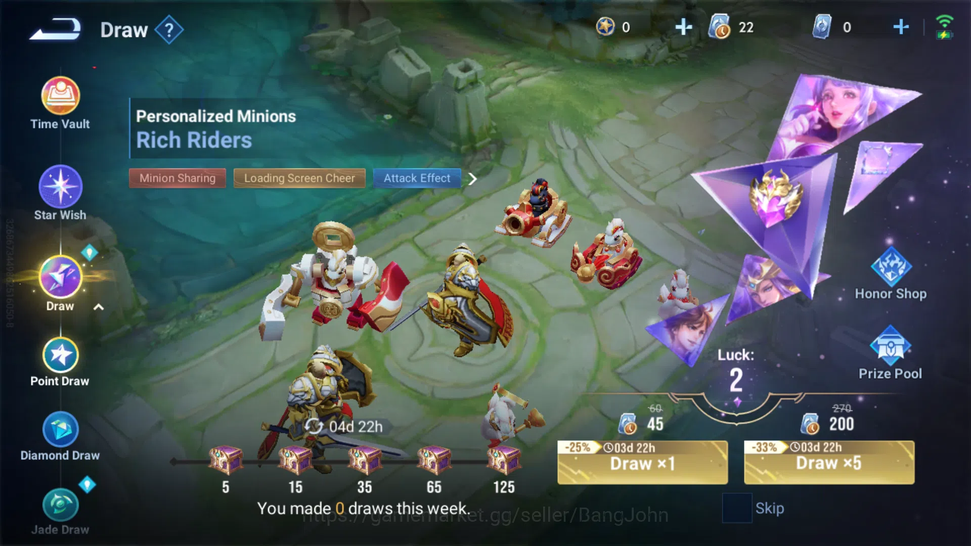 Honor of Kings Accounts Others Starter Global | Hero 40 | Skin 27 | Kic Luna | Legend Consort Yu | Lom Guiguzi | HOK062B 9