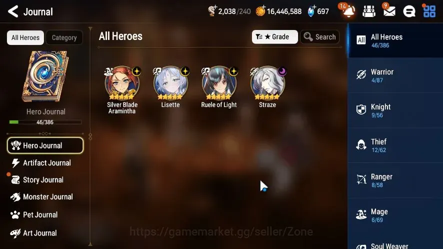 Epic Seven Accounts Starter Global|Unverif|Starter 4 ML(Lisette,Straze,RoL,SBA)|PoH+Bless ON|Theater Untouch|Stove(ES1386Z) 1
