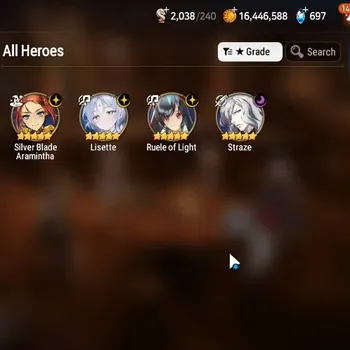 Epic Seven Accounts Starter Global|Unverif|Starter 4 ML(Lisette,Straze,RoL,SBA)|PoH+Bless ON|Theater Untouch|Stove(ES1386Z)