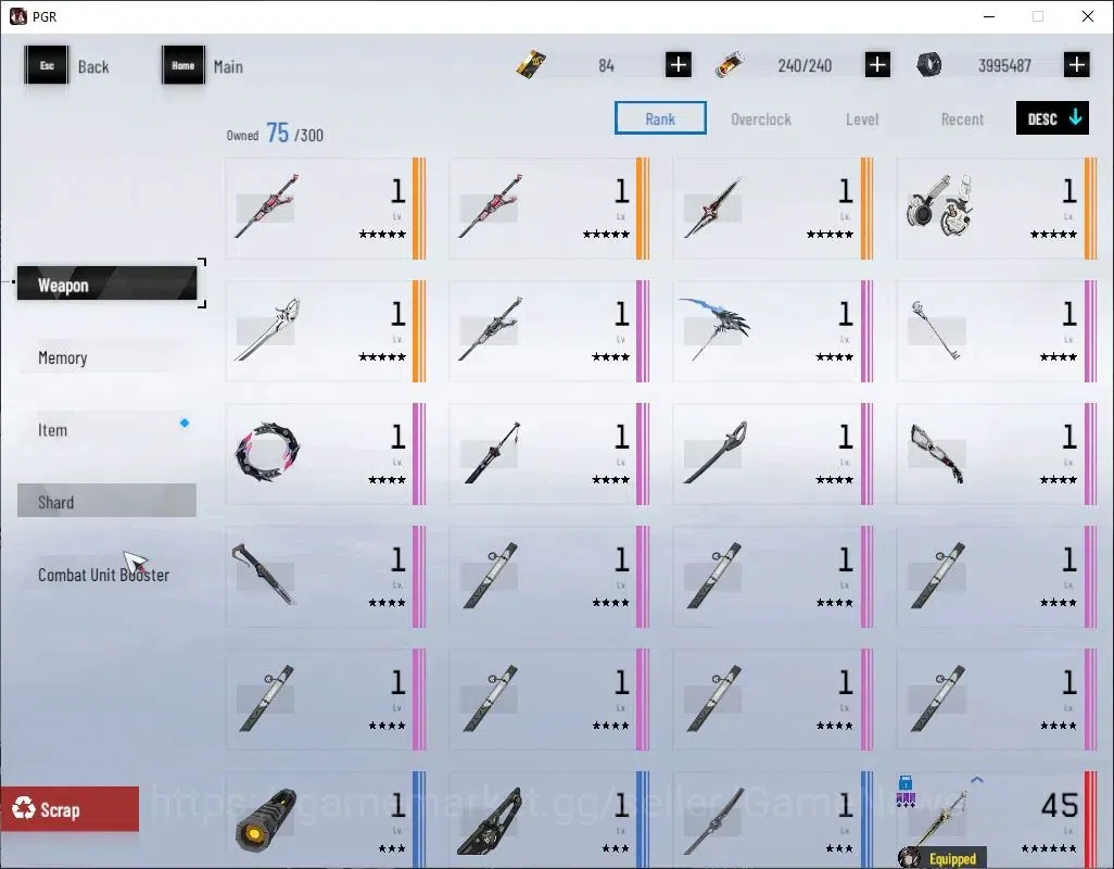 Punishing: Gray Raven Accounts Asia|Lvl 107|SSS Daybreak,SSS Secator,SS Crimson W image 10