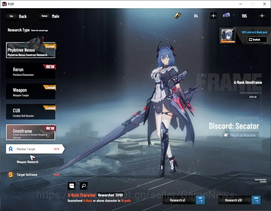 Punishing: Gray Raven Accounts Asia|Lvl 107|SSS Daybreak,SSS Secator,SS Crimson W image 16