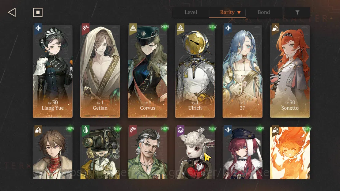 Reverse: 1999 Accounts GLOBAL|Lv2|Starter|5*6Crew(1Limit)|LiangYue,Gentia image 3