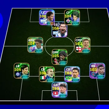 eFootball Accounts Legends & Iconic Players COLECTIVE 3221+ | J ALVAREZ WCP2026 x F RIJKARD OLD x A HAKIMI x G BATISTUTA x F