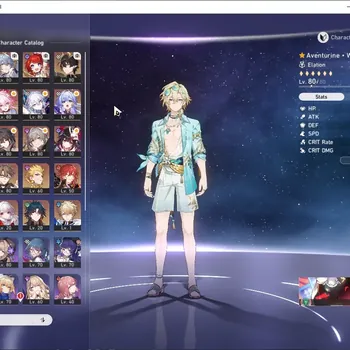 Honkai Star Rail Accounts Others Asia|TL 70|14 Limited (YaoGuang,The Herta,Aglaea,Archer)+Sign Aventurine