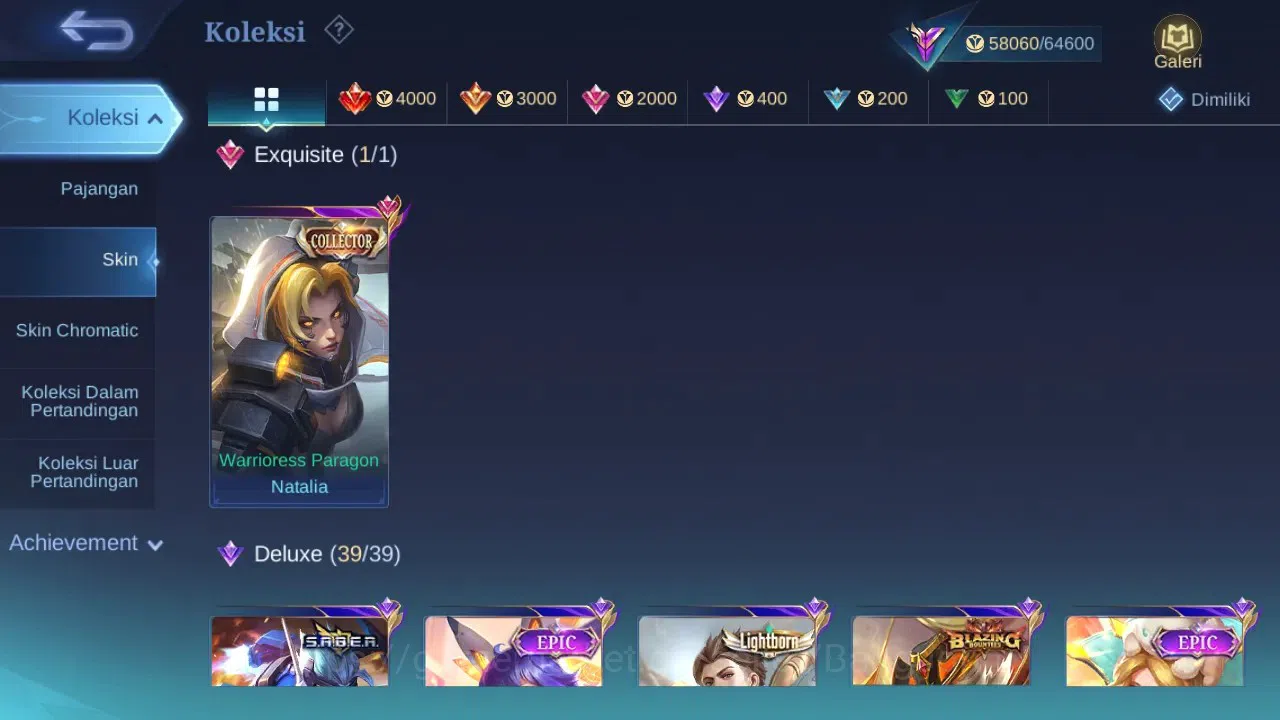 Mobile Legends: Bang Bang Accounts GLOBAL Hero 104 Skin 218 | Prime Claude Beatrix |  image 2
