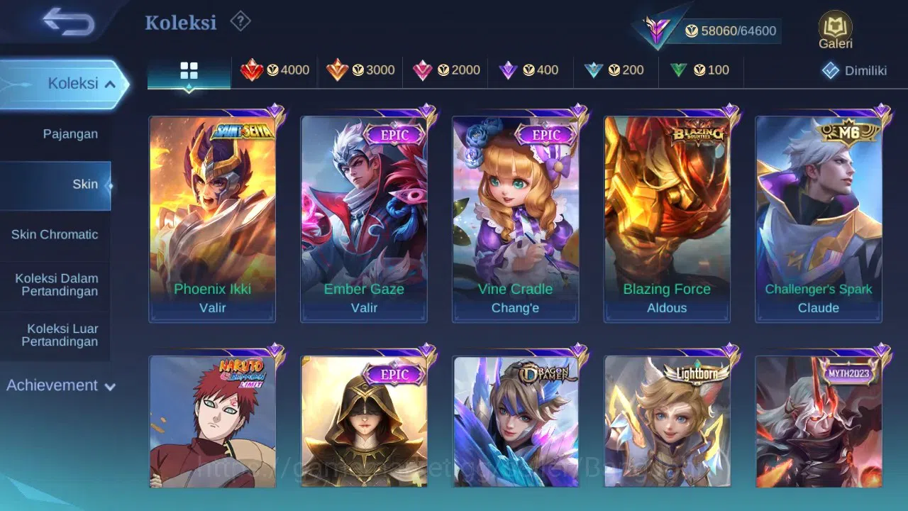 Mobile Legends: Bang Bang Accounts GLOBAL Hero 104 Skin 218 | Prime Claude Beatrix |  image 7