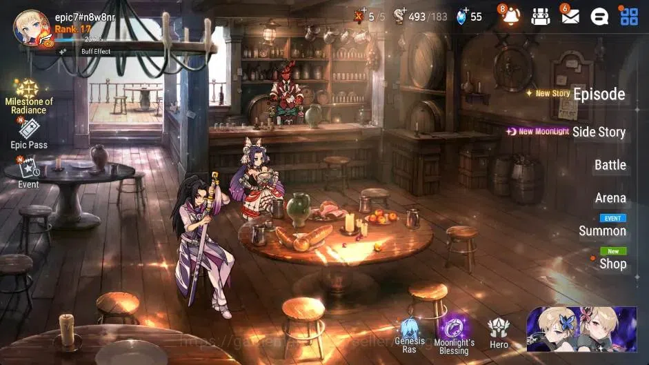 Epic Seven Accounts Global | Starter|2 ML(Solitaria of the Snow,Lady O image 1