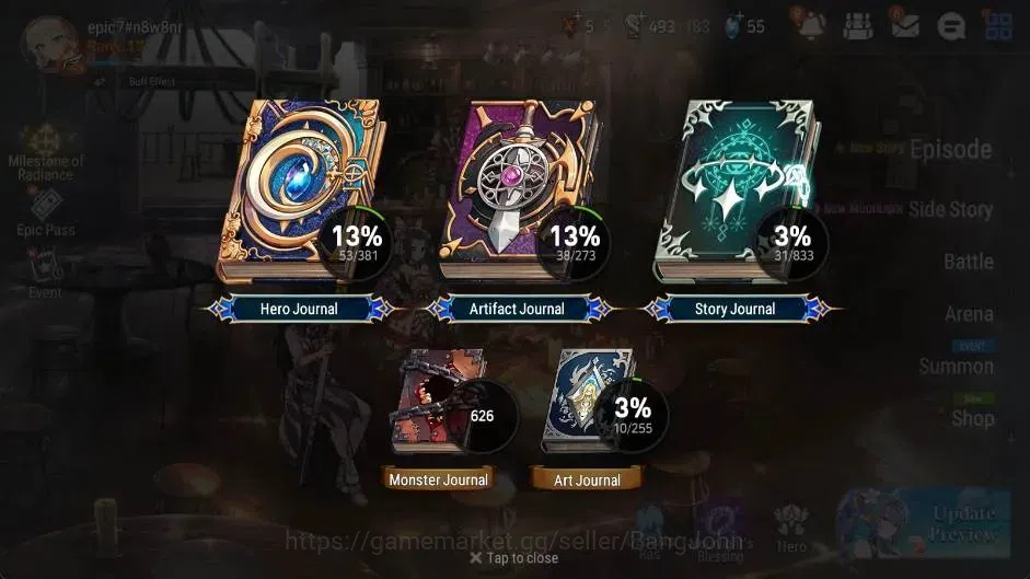 Epic Seven Accounts Global | Starter|2 ML(Solitaria of the Snow,Lady O image 3