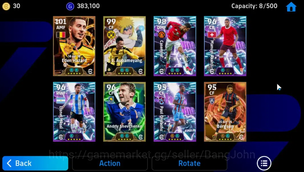 eFootball Accounts Android|PW 3109|Eden Hazard BigT,Collab Aubameyang image 2