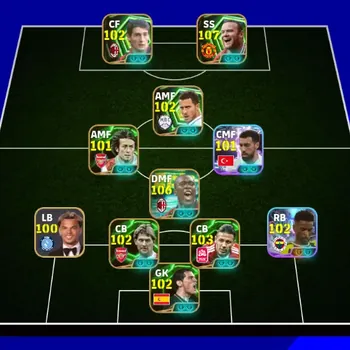 eFootball Accounts Legends & Iconic Players Mobile|PW 3152|Epic Seedorf, Rooney, Massaro,Casillas,Tony Adams,Shevchenko, and