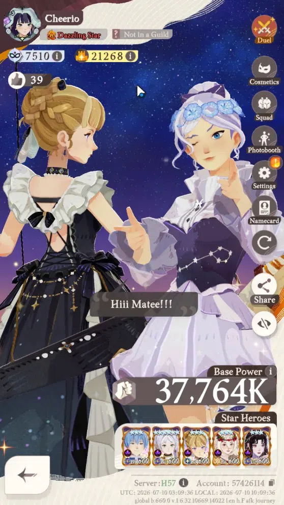 AFK Journey Accounts GLOBAL|8 Supreme+(Himmel,Frieren,Gwyneth,Galahad,etc),5 Supreme,6 Mythic,3 Legendary+,11 Legend 14