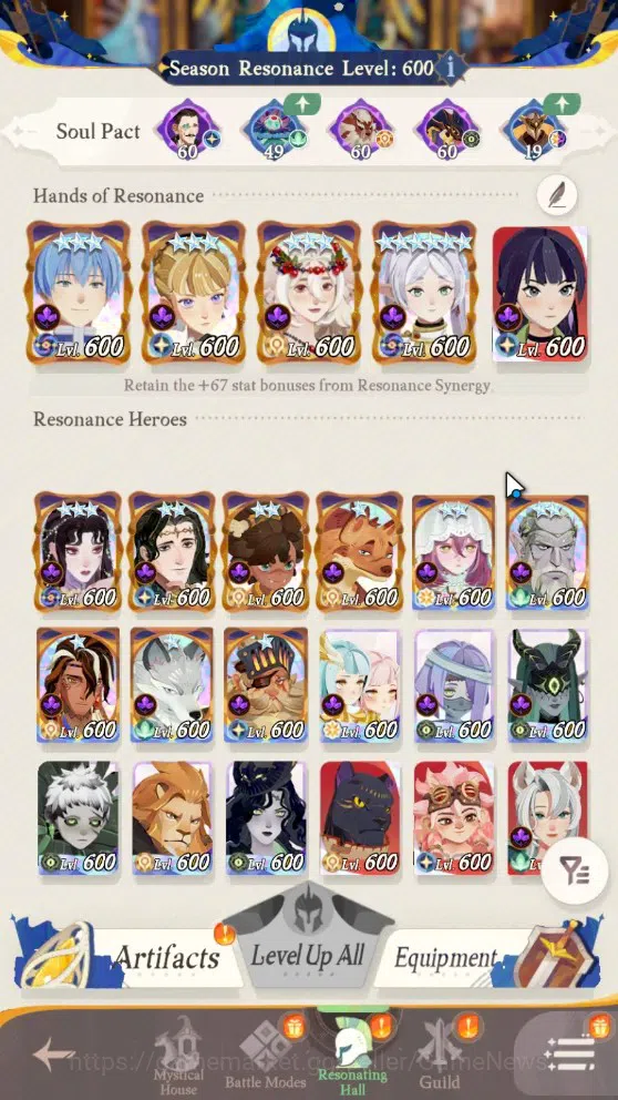 AFK Journey Accounts GLOBAL|8 Supreme+(Himmel,Frieren,Gwyneth,Galahad,etc),5 Supreme,6 Mythic,3 Legendary+,11 Legend 2