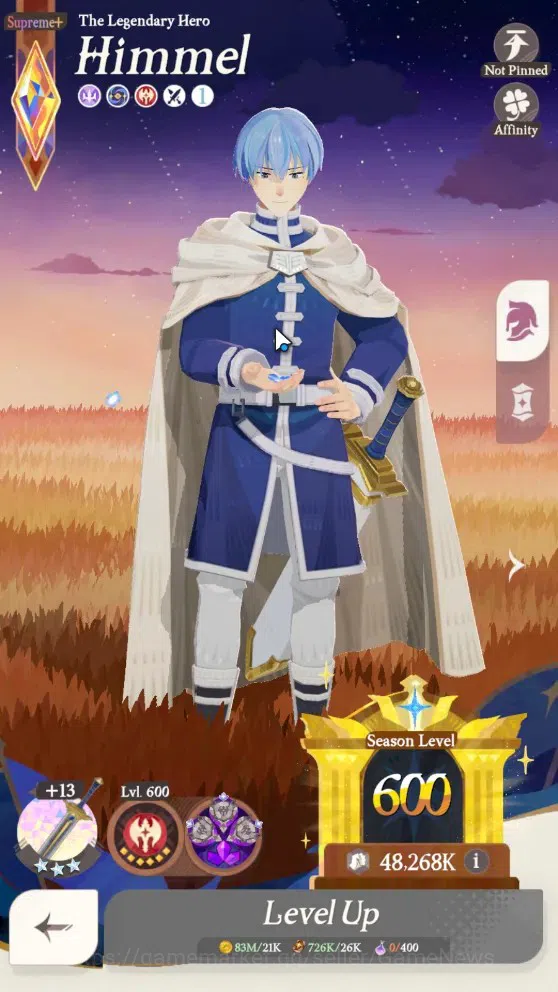 AFK Journey Accounts GLOBAL|8 Supreme+(Himmel,Frieren,Gwyneth,Galahad,etc),5 Supreme,6 Mythic,3 Legendary+,11 Legend 5