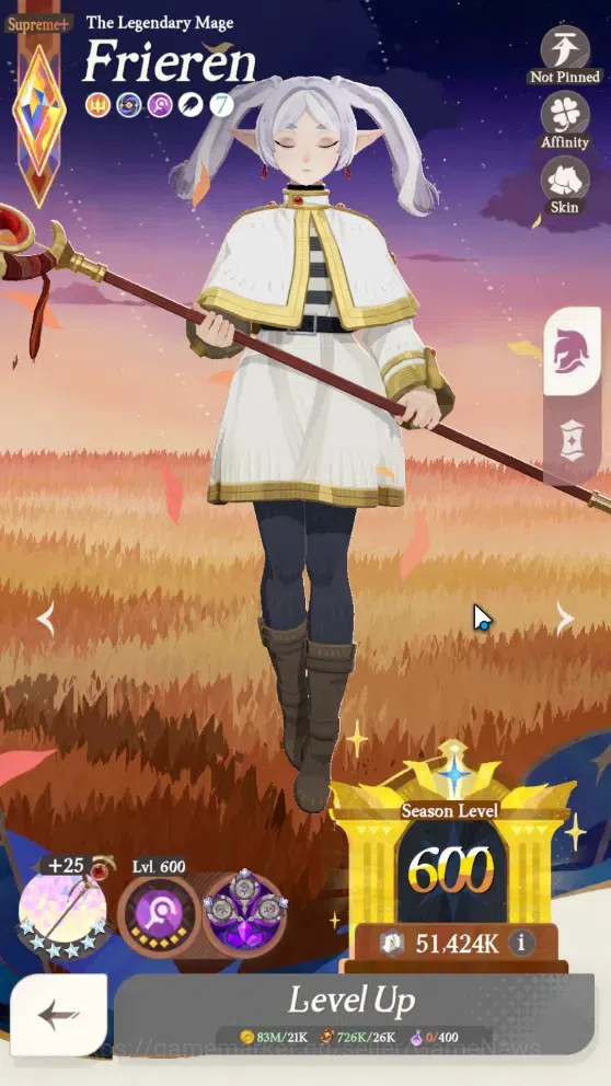 AFK Journey Accounts GLOBAL|8 Supreme+(Himmel,Frieren,Gwyneth,Galahad,etc),5 Supreme,6 Mythic,3 Legendary+,11 Legend 8