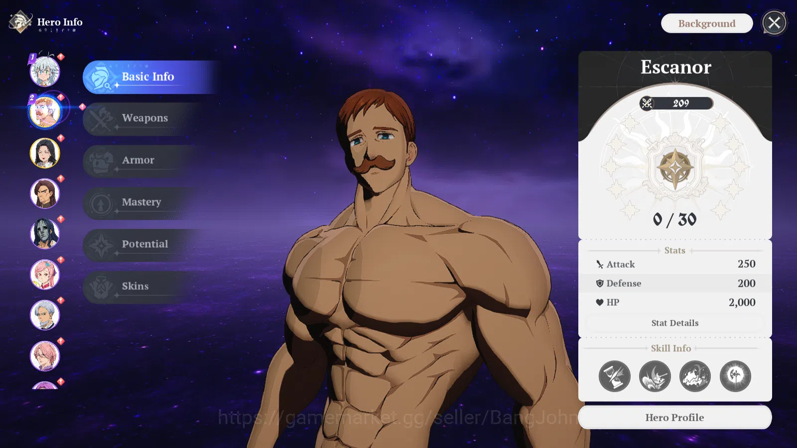 The Seven Deadly Sins: Origin Accounts EUROPE|Fresh Starter|Lvl 2|2SSR|Escanor,Guila+2 SS image 9