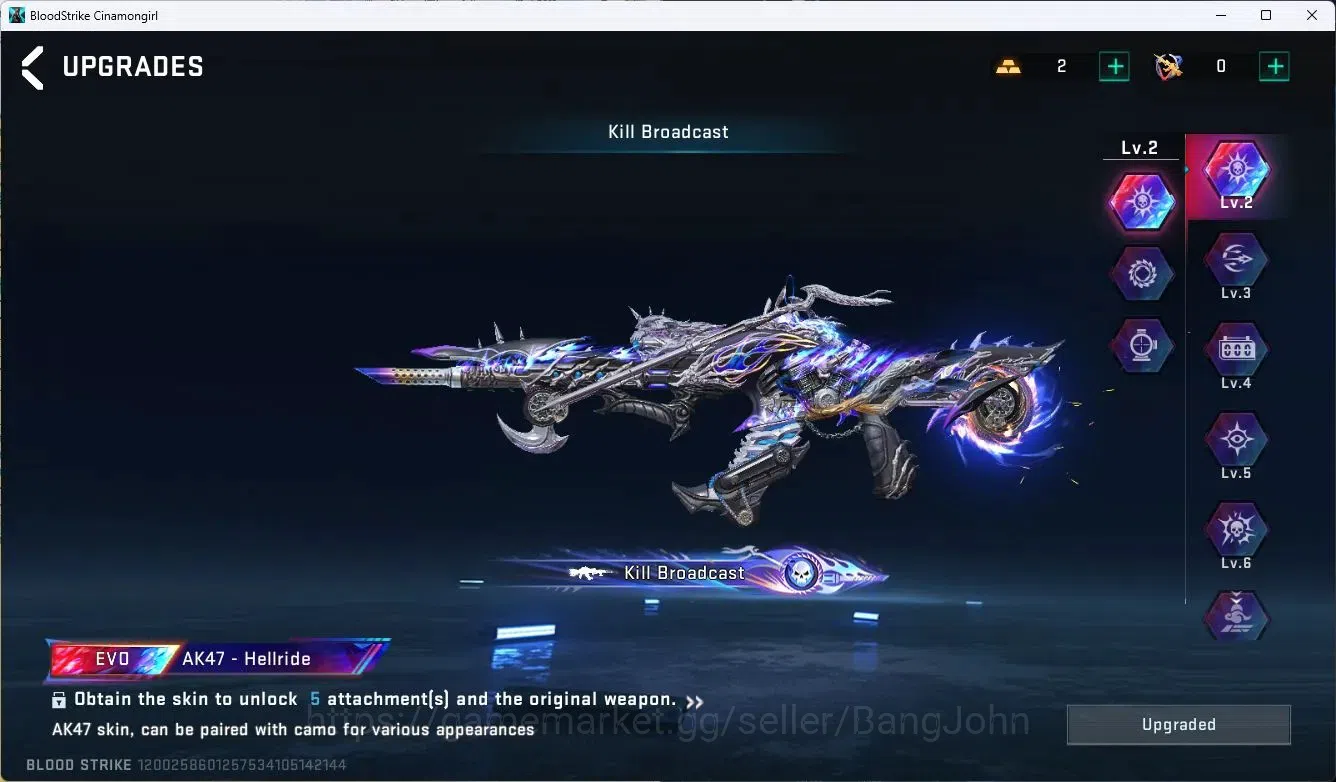 Blood Strike Accounts ASIA|EVO,MP5(LVL3),AK47(LVLMAX),GALIL(LVL3)|MELE,S image 11