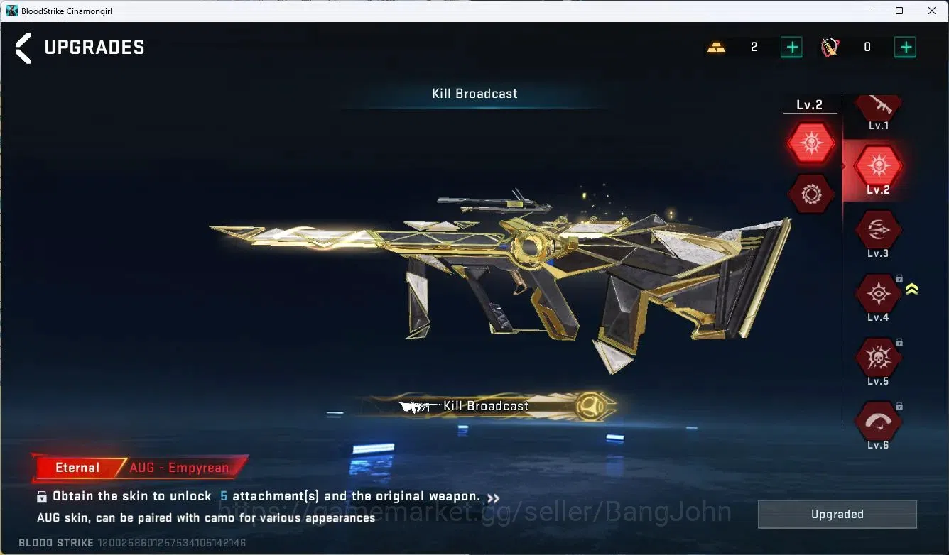 Blood Strike Accounts ASIA|EVO,MP5(LVL3),AK47(LVLMAX),GALIL(LVL3)|MELE,S image 19