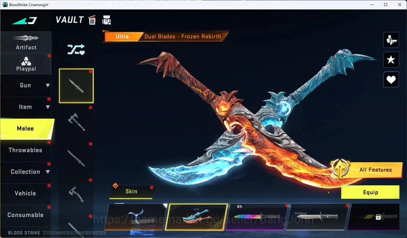 Blood Strike Accounts ASIA|EVO,MP5(LVL3),AK47(LVLMAX),GALIL(LVL3)|MELE,S image 4