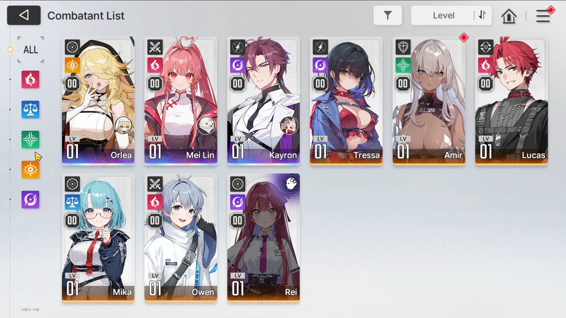 Chaos Zero Nightmare Accounts Global Verif|Lv05|Fresh Starter|3 SSR(Orlea,Mei Li image 14