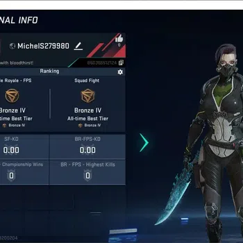 Blood Strike Accounts Collab Skin Asia|1 Collab Gun: M4A1-BoF (AOT S2)|1 Ultra Melee: Dual Blade-Winter's Edge|Epic