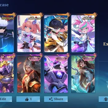 Mobile Legends: Bang Bang Accounts Others Global|118 Hero|Skin 292|Exalted|Aspirants Ruby Angela Change|JJK Xavier|LuckyBox