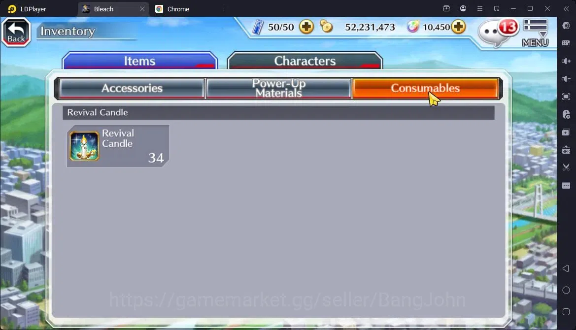 Bleach: Brave Souls Accounts Starter GLOBAL | 10k Orb + fresh Story |,Aizen 6Aniv,Ichigo (DTV),Bambietta(OSV),Byakuya 10