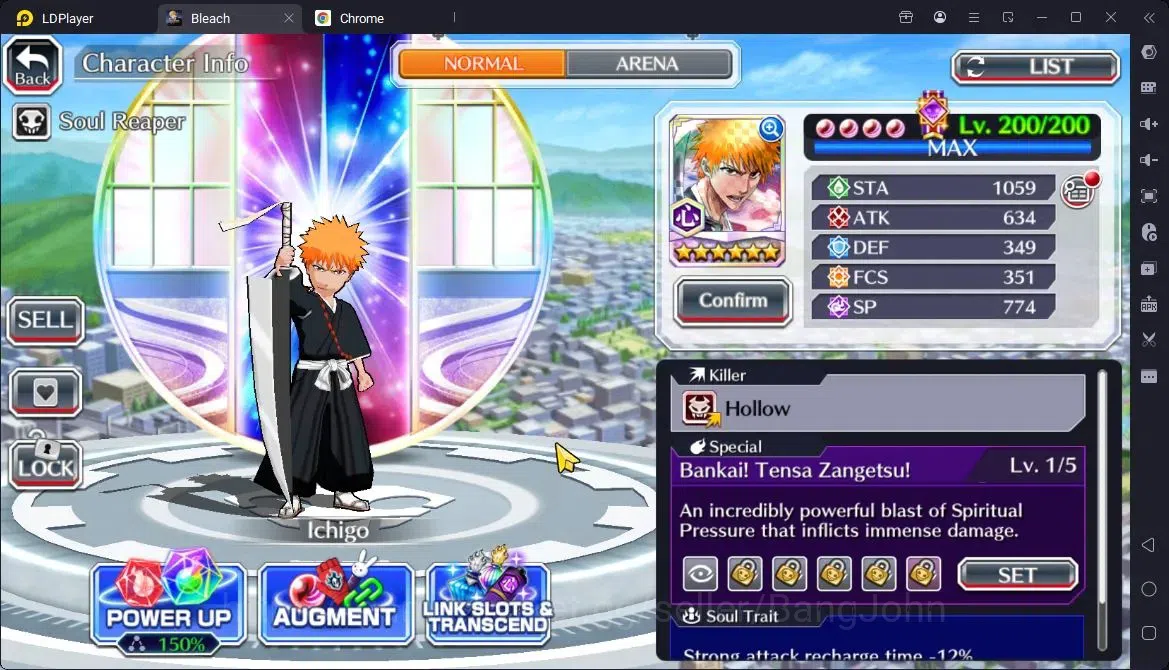 Bleach: Brave Souls Accounts Starter GLOBAL | 10k Orb + fresh Story |,Aizen 6Aniv,Ichigo (DTV),Bambietta(OSV),Byakuya 15