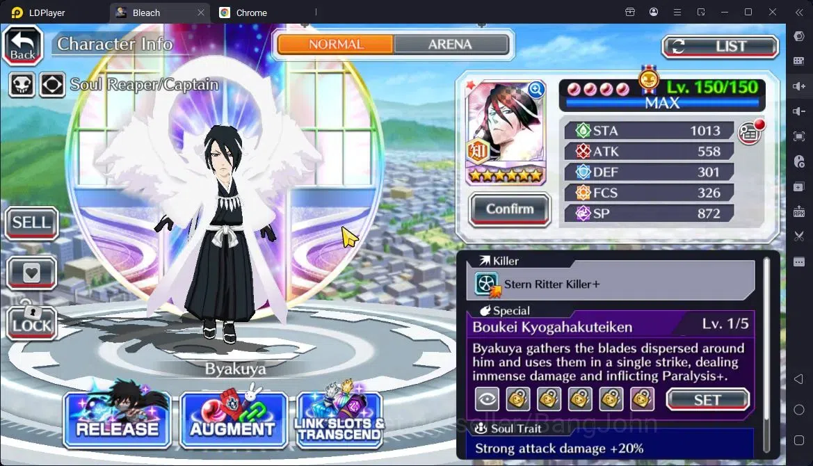 Bleach: Brave Souls Accounts Starter GLOBAL | 10k Orb + fresh Story |,Aizen 6Aniv,Ichigo (DTV),Bambietta(OSV),Byakuya 18