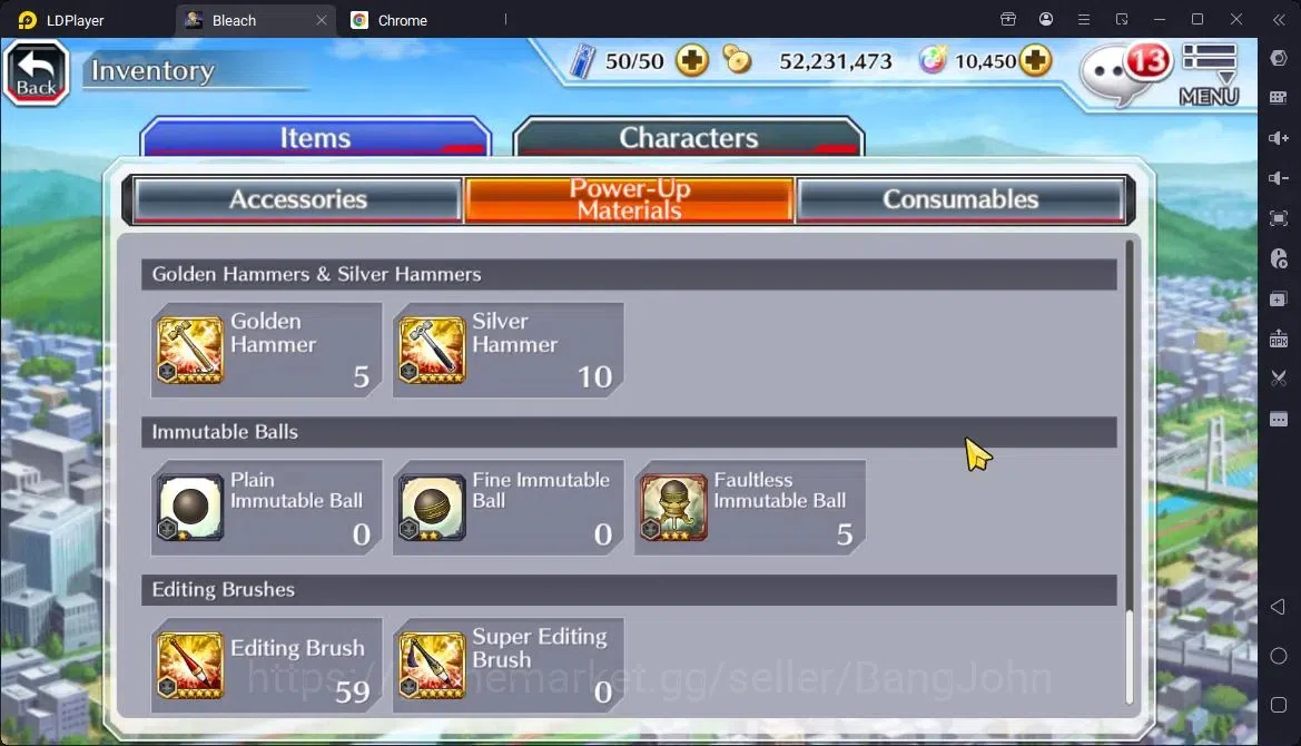 Bleach: Brave Souls Accounts Starter GLOBAL | 10k Orb + fresh Story |,Aizen 6Aniv,Ichigo (DTV),Bambietta(OSV),Byakuya 9